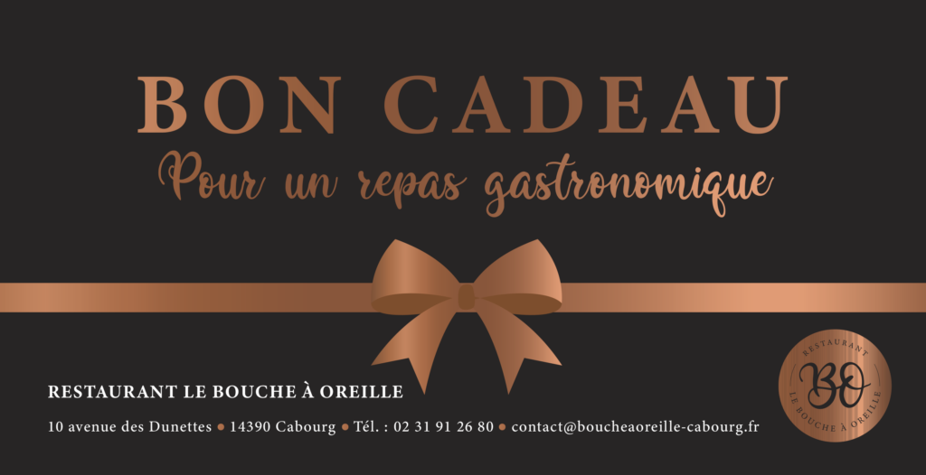 bon cadeau restaurant gastronomique